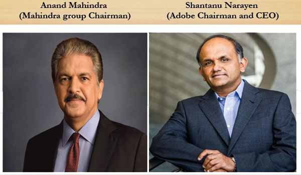 Anand Mahindra & Shantanu Narayen won 2020 USISPF Leadership Awards